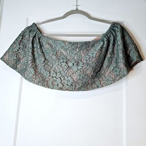 Alexis Lace Off Shoulder Crop Top